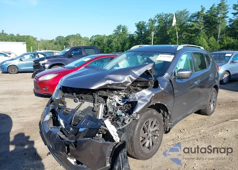 2016 Nissan Rogue Sl from USA, damaged, VIN 5N1AT2MV7GC762498